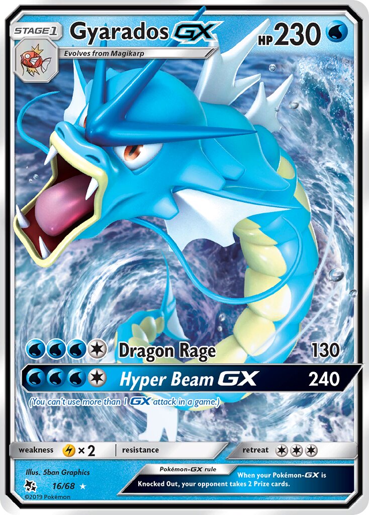 Gyarados-GX 016 — Hidden Fates (English Pokémon TCG card)
