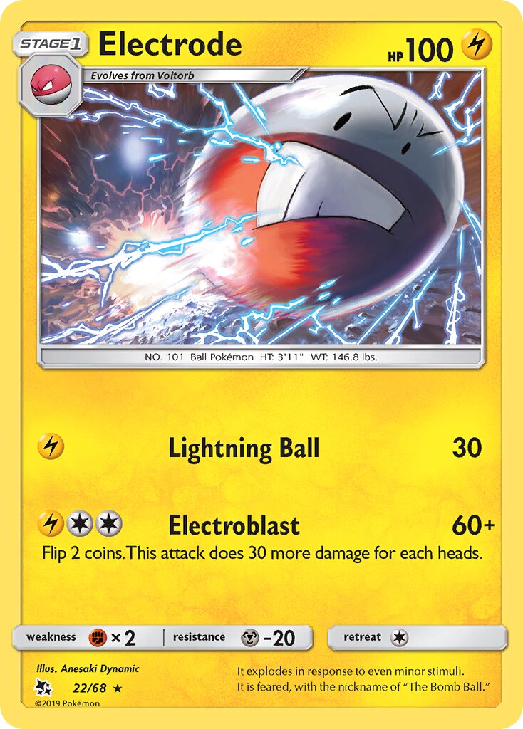 Electrode 022 — Hidden Fates (English Pokémon TCG card)