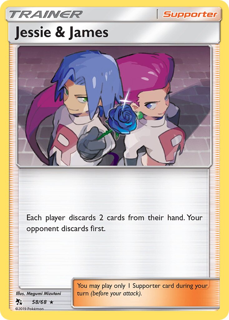 Jessie & James 058 — Hidden Fates (English Pokémon TCG card)