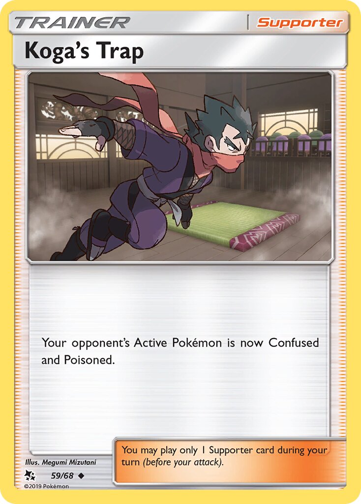 Koga's Trap 059 — Hidden Fates (English Pokémon TCG card)