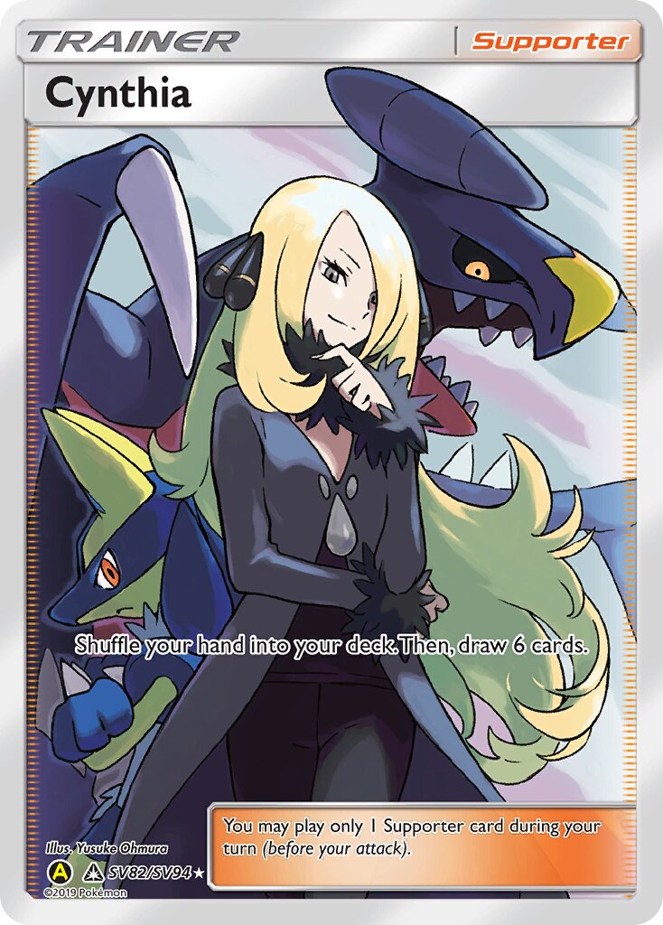Cynthia SV82/SV94 — Hidden Fates (English Pokémon TCG card)