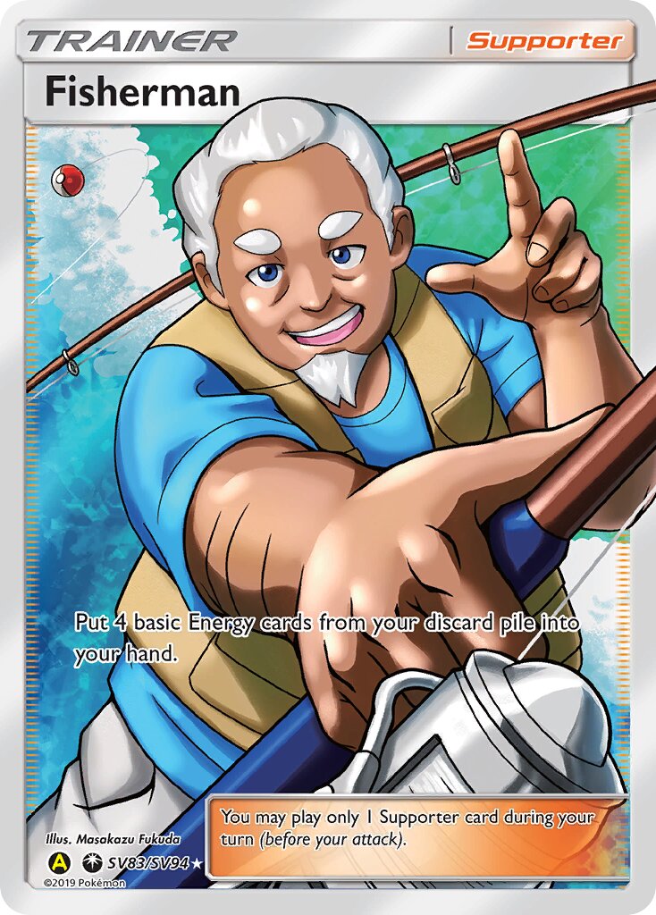 Fisherman SV83/SV94 — Hidden Fates (English Pokémon TCG card)