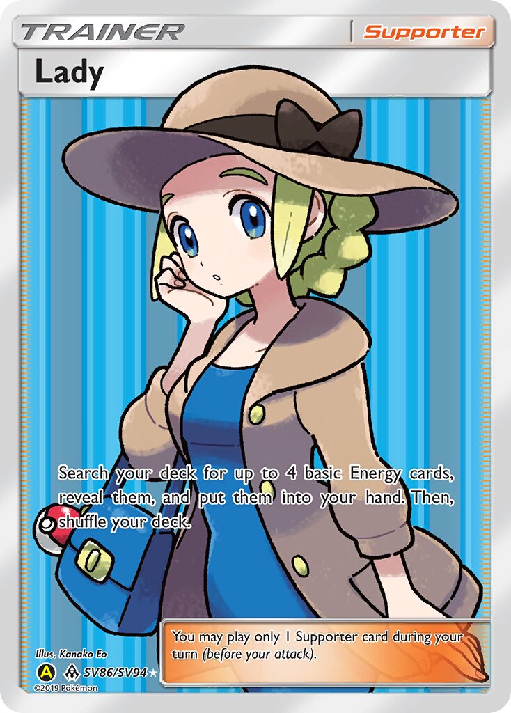 Lady 086/94 — Hidden Fates: Shiny Vault (English Pokémon TCG card)