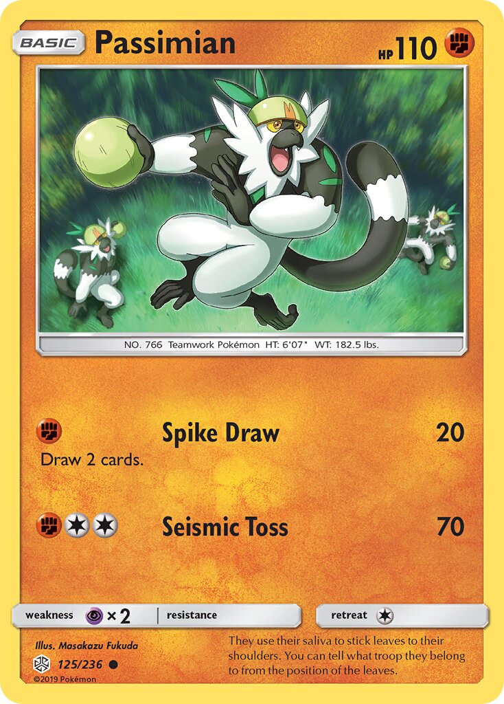 Passimian 125/236 — Cosmic Eclipse (English Pokémon TCG card)