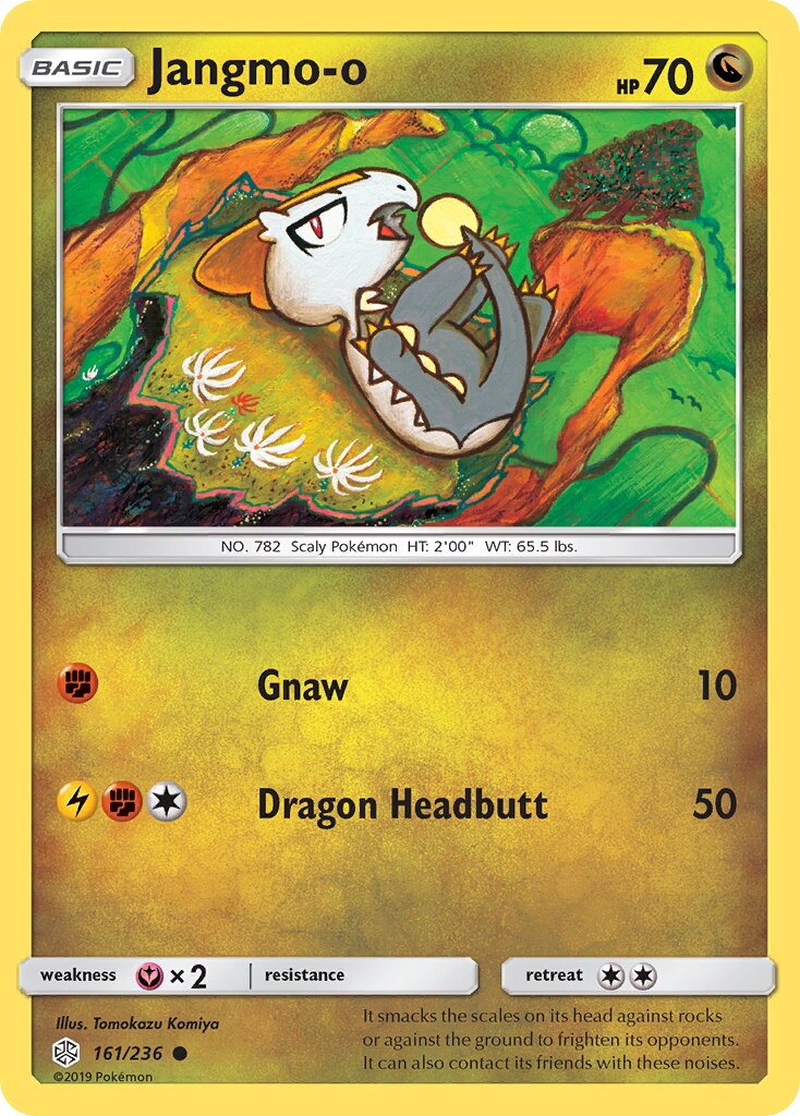 Jangmo-o 161/236 — Cosmic Eclipse (English Pokémon TCG card)