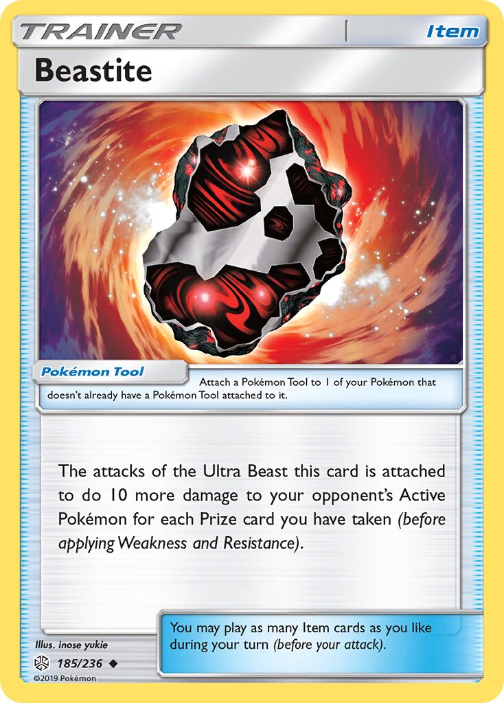 Beastite 185/236 — Cosmic Eclipse (English Pokémon TCG card)