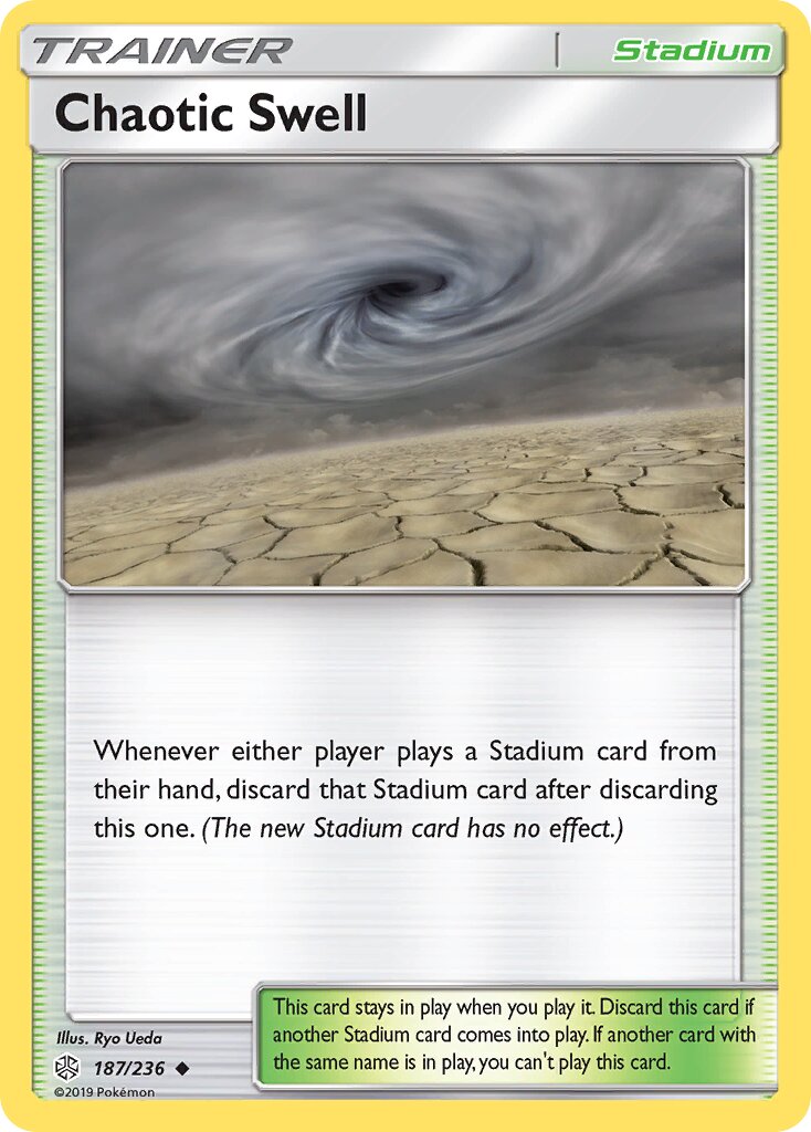 Chaotic Swell 187/236 — Cosmic Eclipse (English Pokémon TCG card)