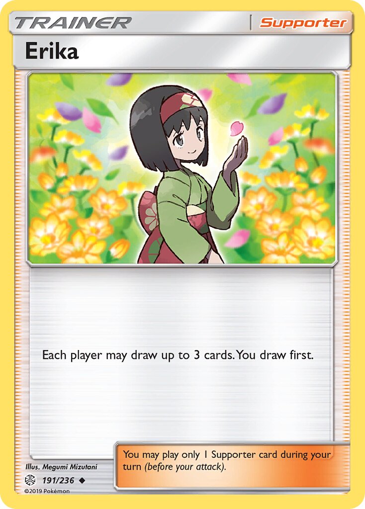 Erika 191/236 — Cosmic Eclipse (English Pokémon TCG card)