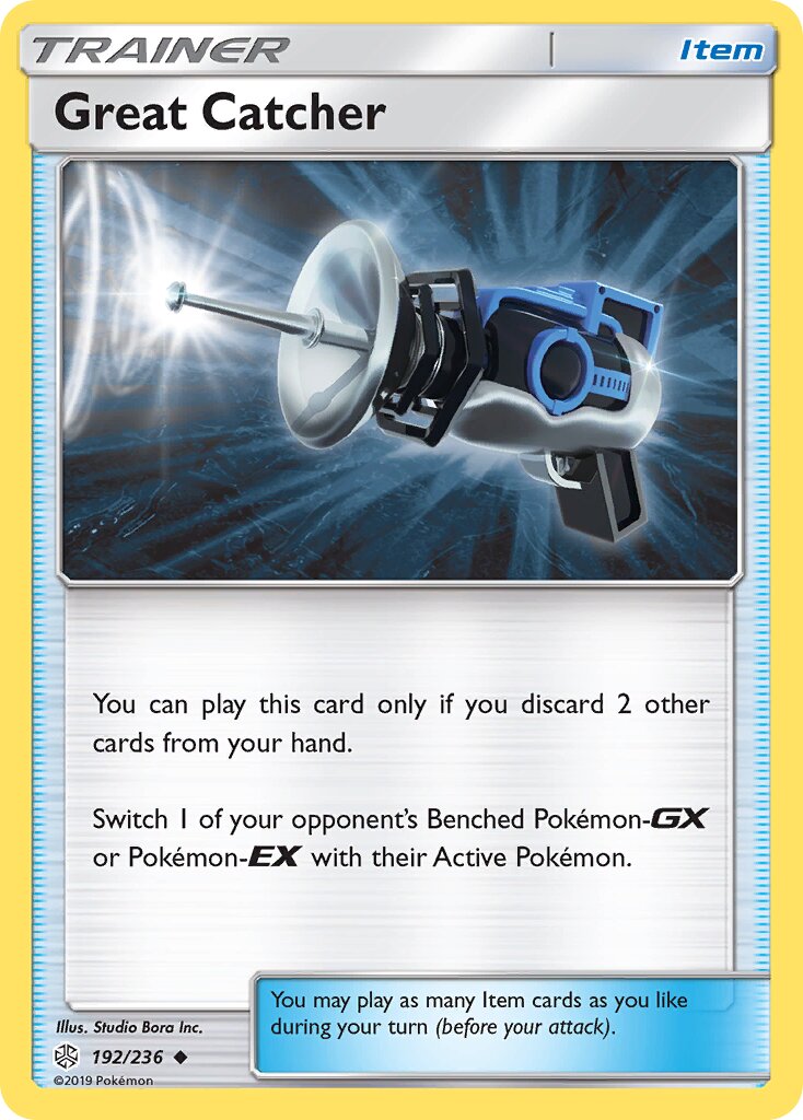 Great Catcher 192/236 — Cosmic Eclipse (English Pokémon TCG card)