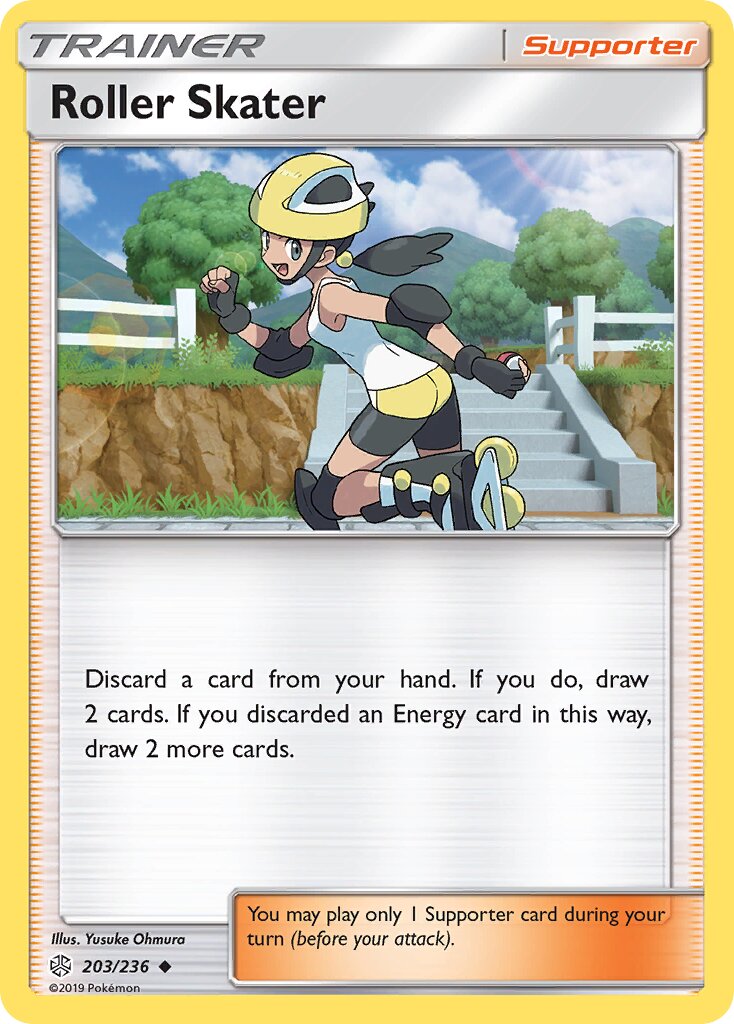 Roller Skater 203/236 — Cosmic Eclipse (English Pokémon TCG card)