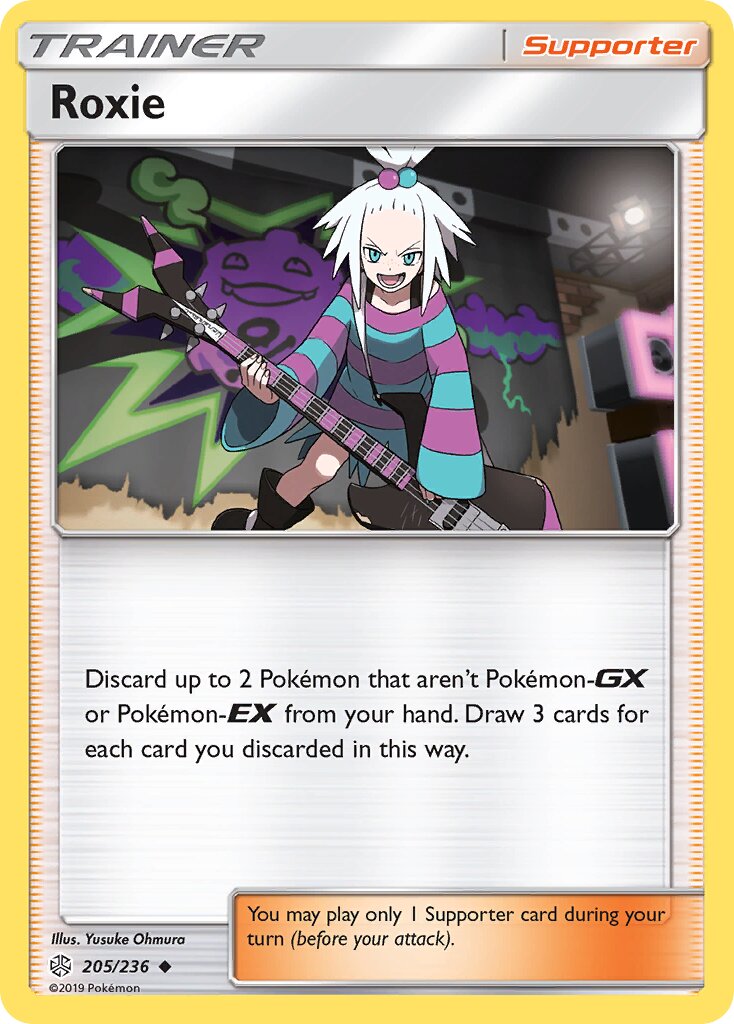 Roxie 205/236 — Cosmic Eclipse (English Pokémon TCG card)