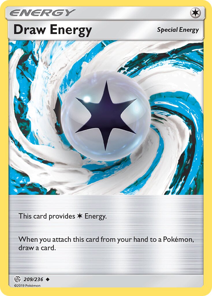 Draw Energy 209/236 — Cosmic Eclipse (English Pokémon TCG card)