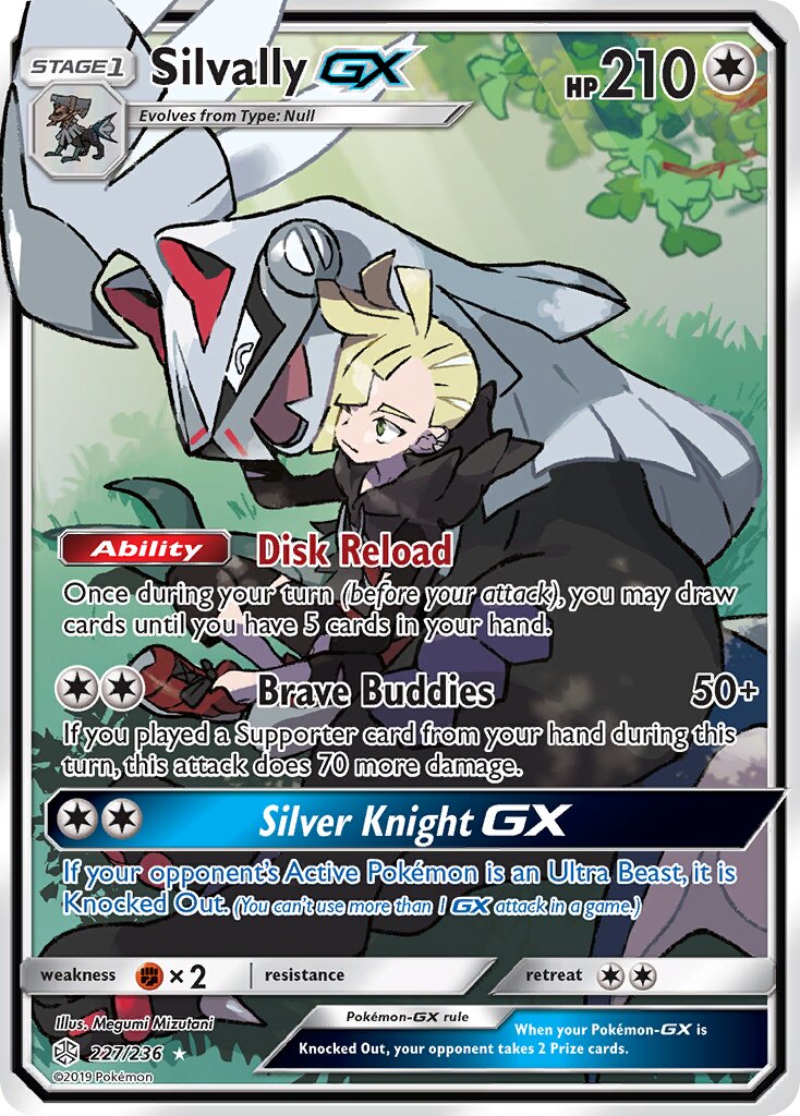 Silvally-GX 227/236 — Cosmic Eclipse (English Pokémon TCG card)