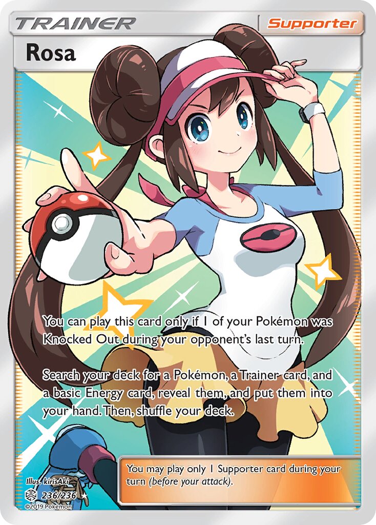 Rosa 236/236 — Cosmic Eclipse (English Pokémon TCG card)