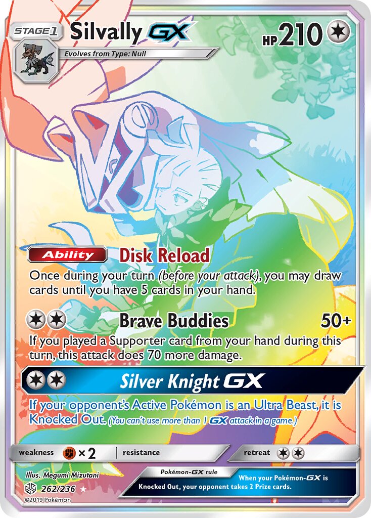 Silvally-GX 262/236 — Cosmic Eclipse (English Pokémon TCG card)