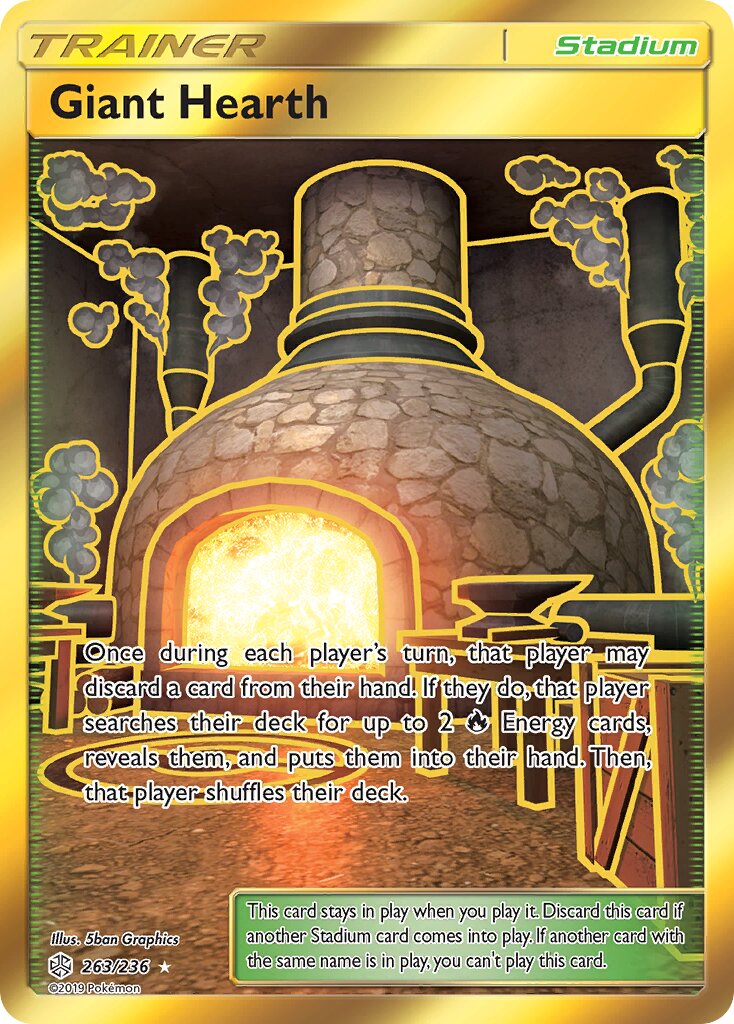 Giant Hearth 263/236 — Cosmic Eclipse (English Pokémon TCG card)
