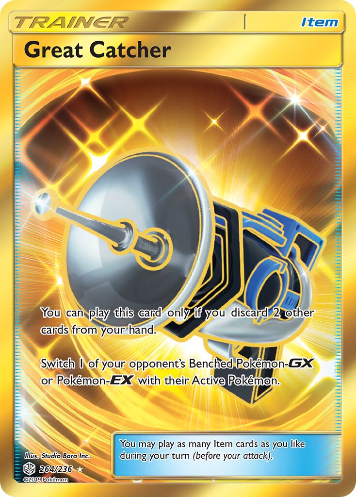 Great Catcher 264/236 — Cosmic Eclipse (English Pokémon TCG card)