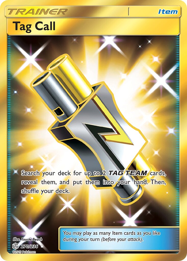 Tag Call 270/236 — Cosmic Eclipse (English Pokémon TCG card)