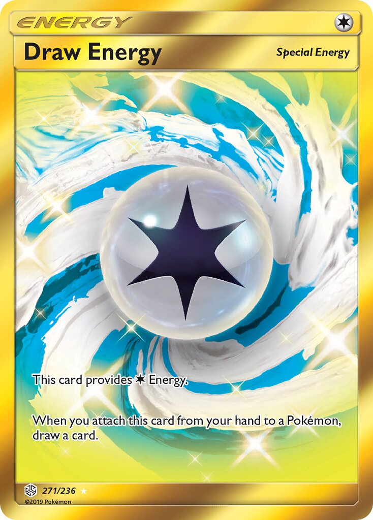 Draw Energy 271/236 — Cosmic Eclipse (English Pokémon TCG card)