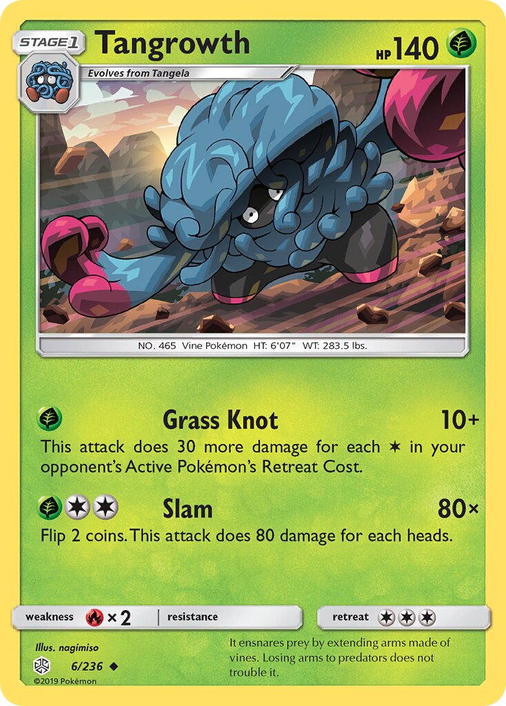 Tangrowth 006/236 — Cosmic Eclipse (English Pokémon TCG card)