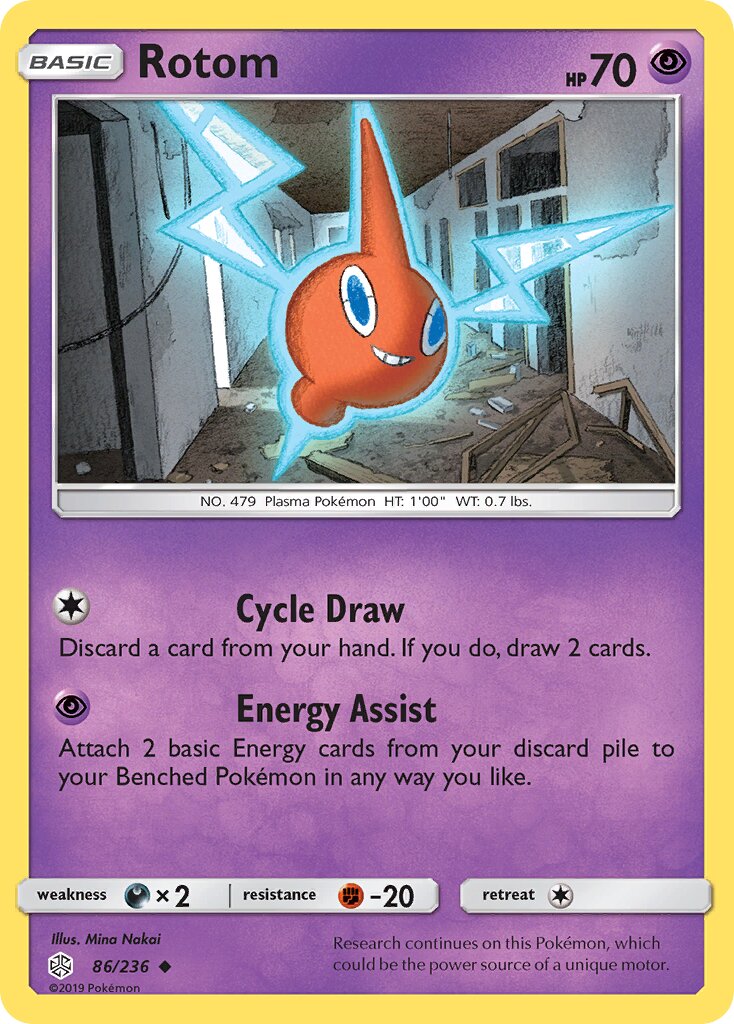 Rotom 086/236 — Cosmic Eclipse (English Pokémon TCG card)