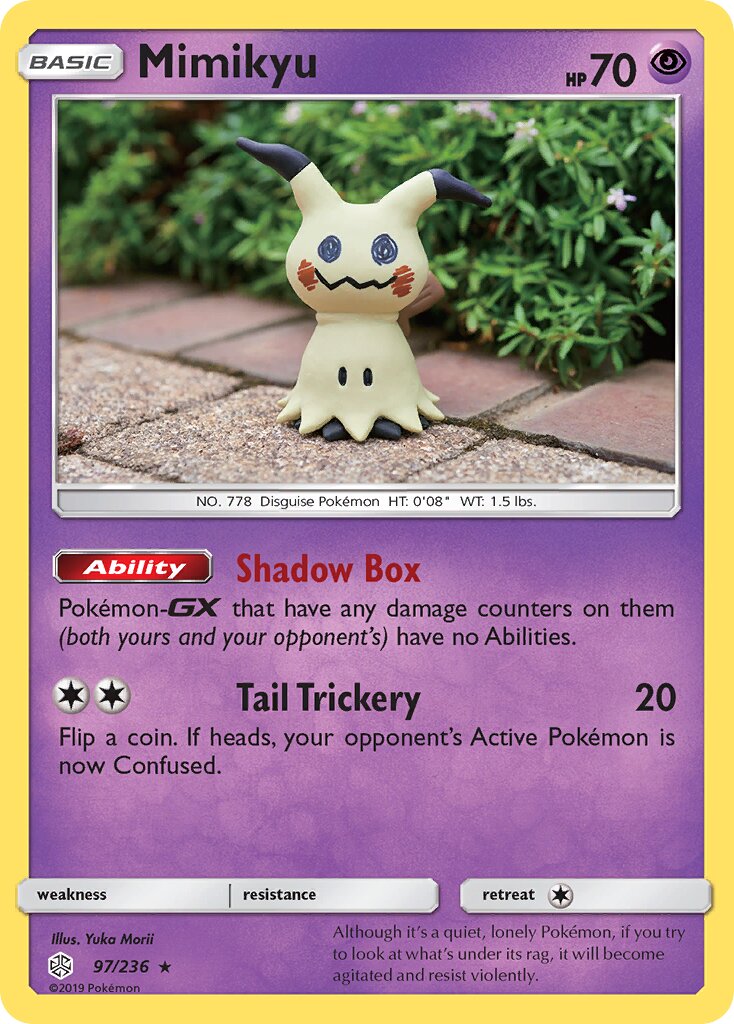 Mimikyu 097/236 — Cosmic Eclipse (English Pokémon TCG card)