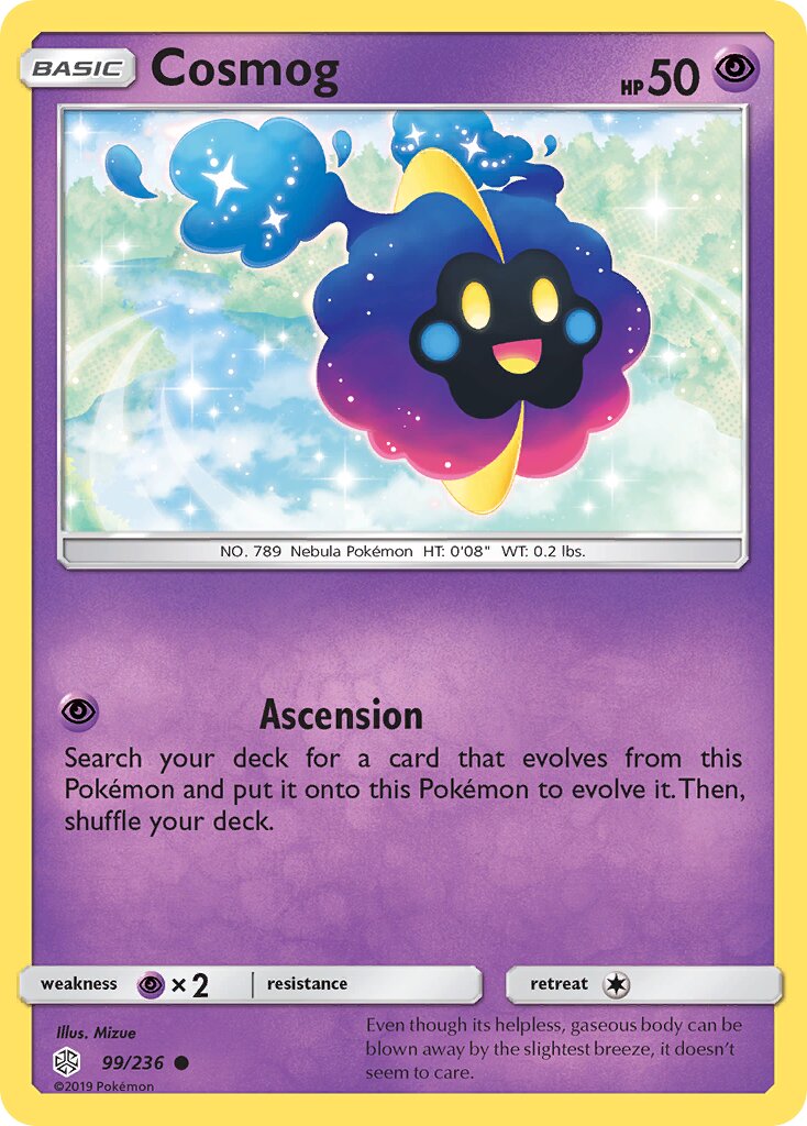 Cosmog 099/236 — Cosmic Eclipse (English Pokémon TCG card)