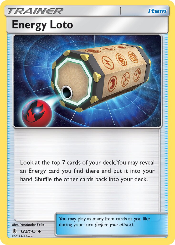 Energy Loto 122/145 — Guardians Rising (English Pokémon TCG card)