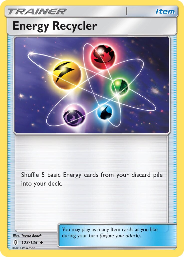 Energy Recycler 123/145 — Guardians Rising (English Pokémon TCG card)