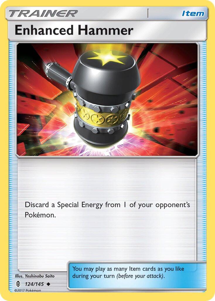 Enhanced Hammer 124/145 — Guardians Rising (English Pokémon TCG card)