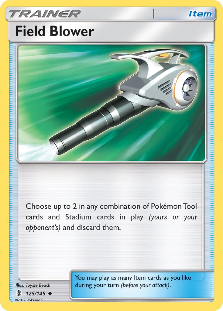 Field Blower 125/145 — Guardians Rising (English Pokémon TCG card)