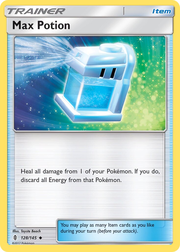 Max Potion 128/145 — Guardians Rising (English Pokémon TCG card)