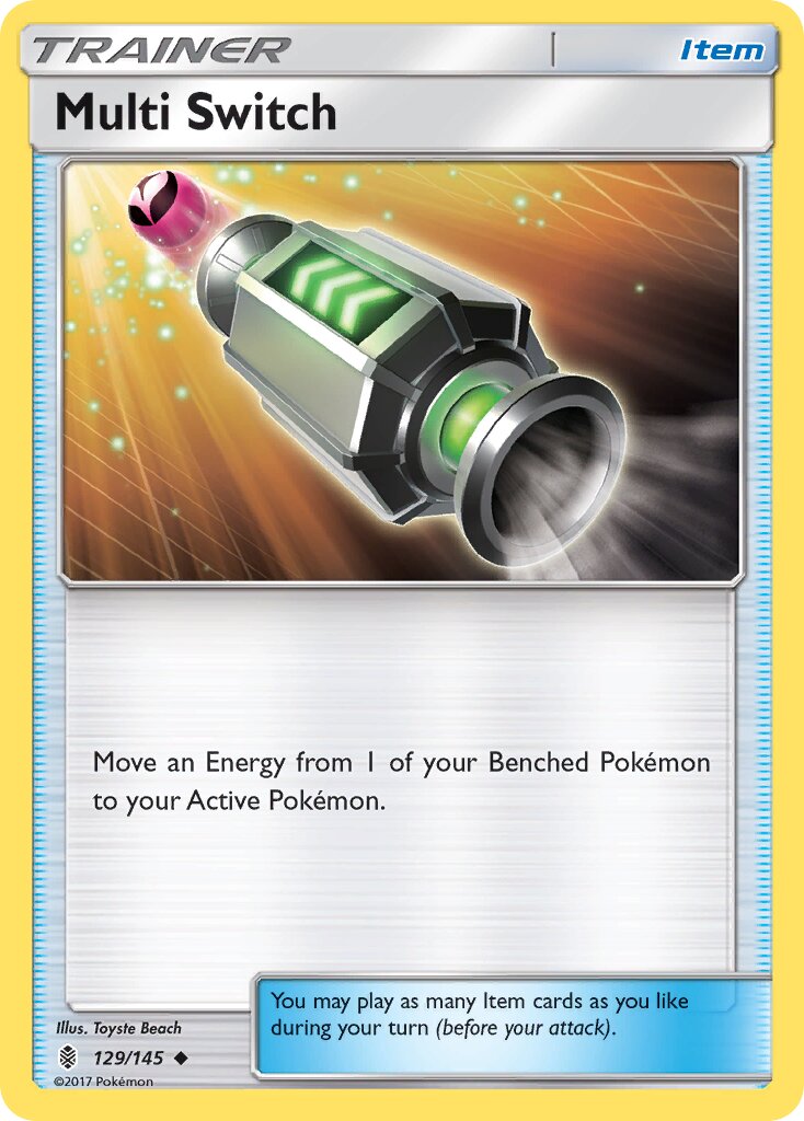 Multi Switch 129/145 — Guardians Rising (English Pokémon TCG card)
