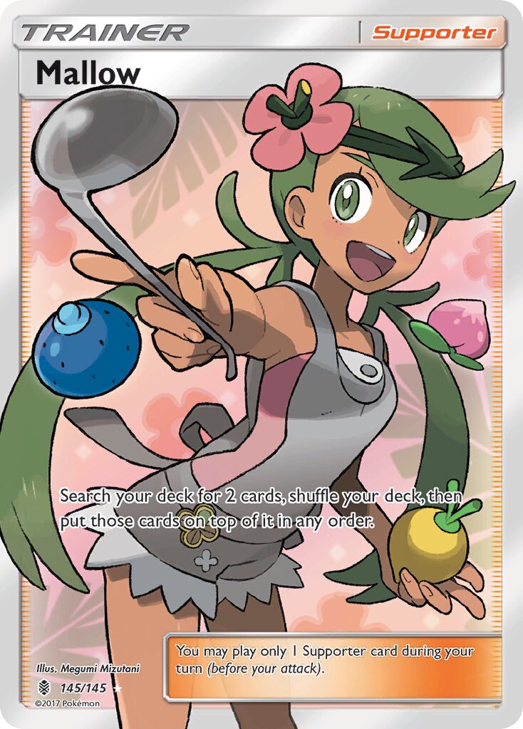 Mallow 145/145 — Guardians Rising (English Pokémon TCG card)