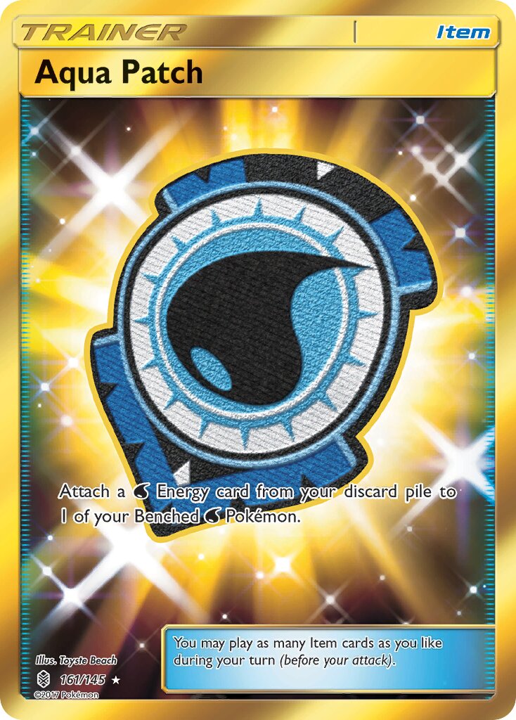 Aqua Patch 161/145 — Guardians Rising (English Pokémon TCG card)