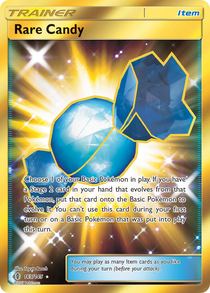 Rare Candy 165/145 — Guardians Rising (English Pokémon TCG card)