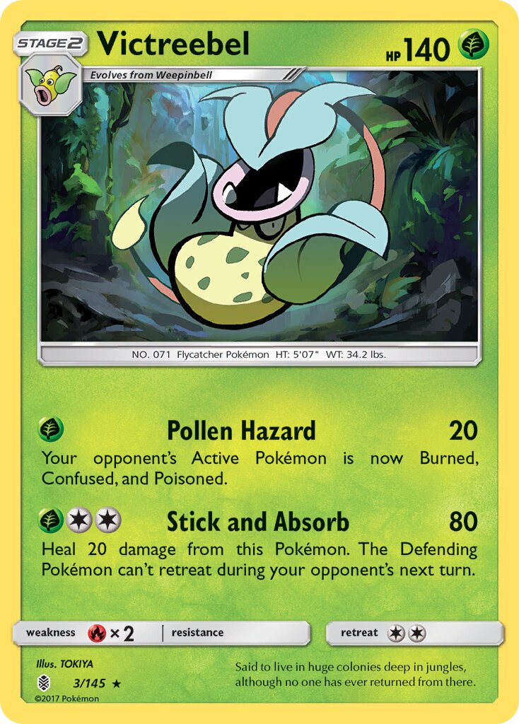 Victreebel 003/145 — Guardians Rising (English Pokémon TCG card)