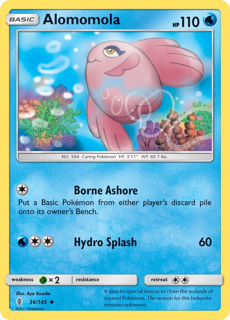 Alomomola 036/145 — Guardians Rising (English Pokémon TCG card)