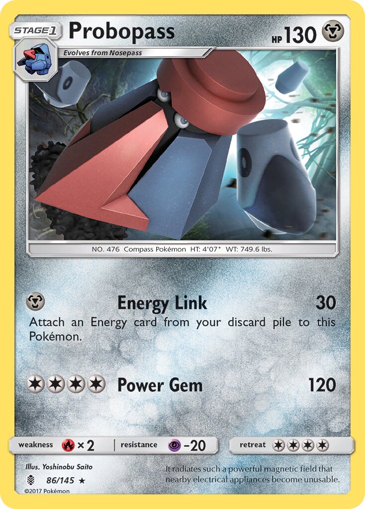 Probopass 086/145 — Guardians Rising (English Pokémon TCG card)