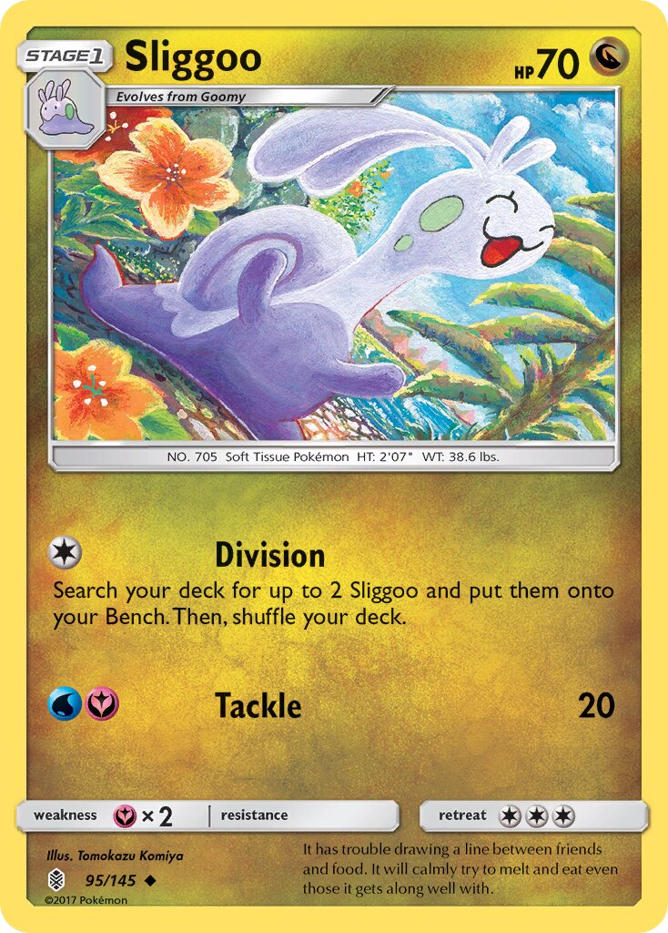 Sliggoo 095/145 — Guardians Rising (English Pokémon TCG card)