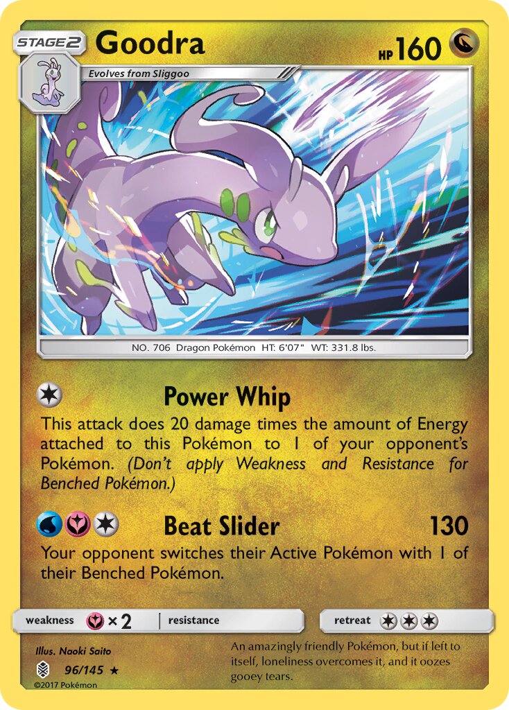 Goodra 096/145 — Guardians Rising (English Pokémon TCG card)