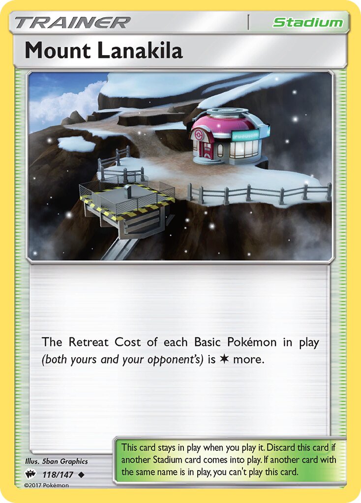 Mount Lanakila 118/147 — Burning Shadows (English Pokémon TCG card)
