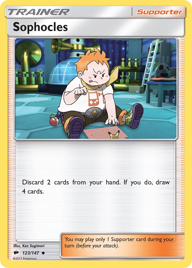 Sophocles 123/147 — Burning Shadows (English Pokémon TCG card)