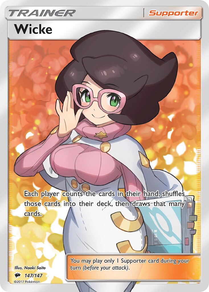 Wicke 147/147 — Burning Shadows (English Pokémon TCG card)
