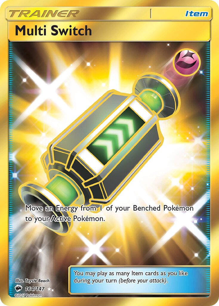 Multi Switch 164/147 — Burning Shadows (English Pokémon TCG card)