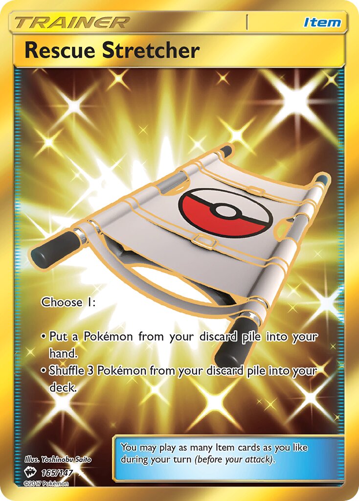 Rescue Stretcher 165/147 — Burning Shadows (English Pokémon TCG card)