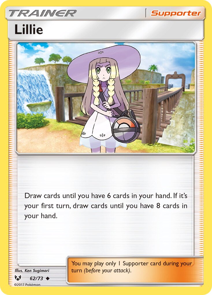 Lillie 062/73 — Shining Legends (English Pokémon TCG card)