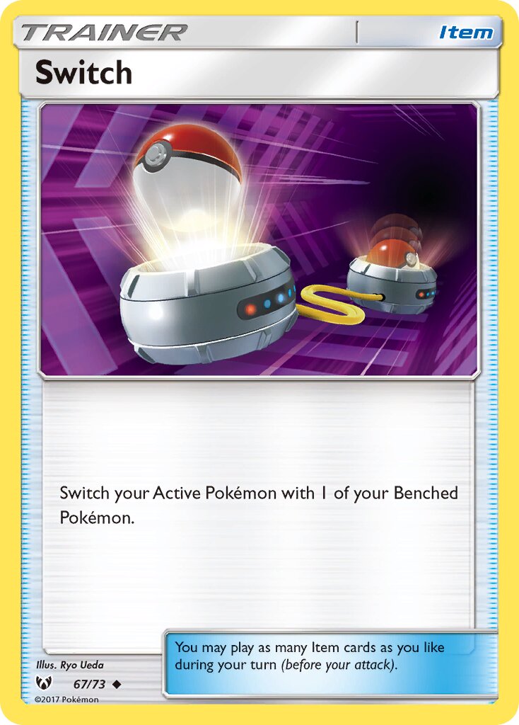 Switch 067/73 — Shining Legends (English Pokémon TCG card)