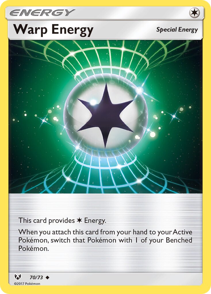 Warp Energy 070/73 — Shining Legends (English Pokémon TCG card)