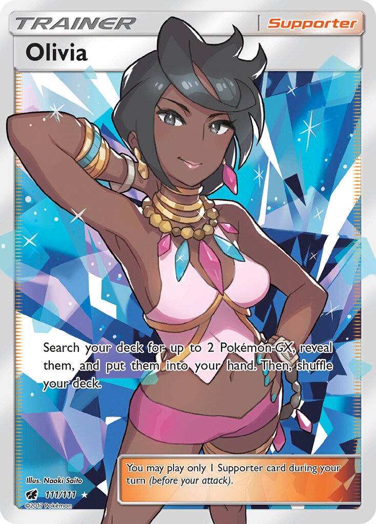 Olivia 111/111 — Crimson Invasion (English Pokémon TCG card)